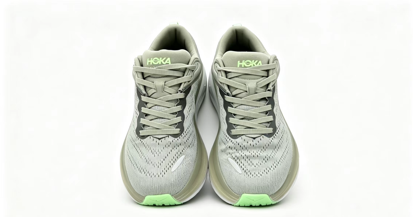 HOKA ONE ONE Bondi 8 “Sage Mist” Cushioned Running Shoes