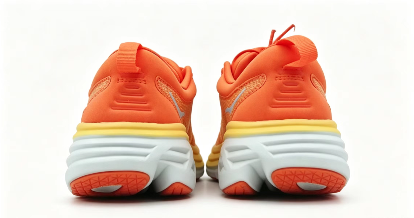 HOKA ONE ONE Bondi8 Running Shoes — Super Orange Gradient