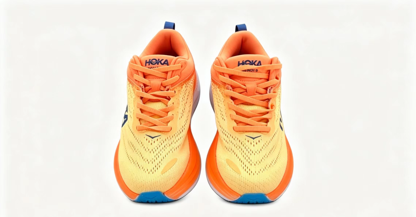 HOKA ONE ONE Bondi8 Running Shoes — Orange Gradient Edition