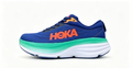 HOKA ONE ONE Bondi 8 Navy Blue Green Cushioned Running Shoes