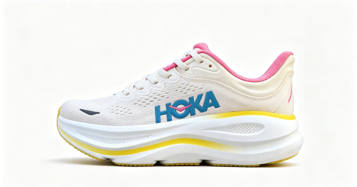 HOKA ONE ONE Bondi 9 – Multi-Color / Pink, Yellow, Blue Accents