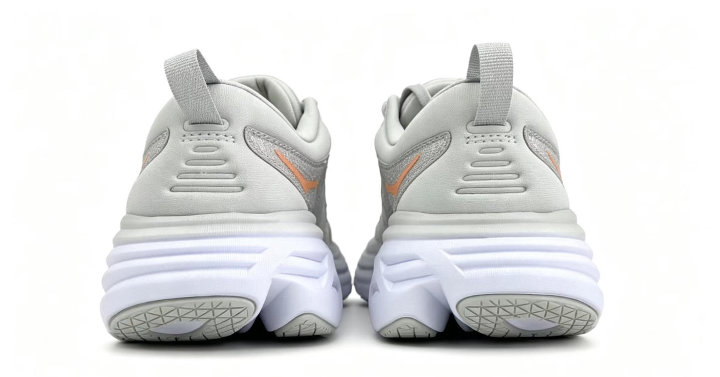 HOKA ONE ONE Bondi 8 “Glacier Grey” – Ultimate Cushioning Running Shoes