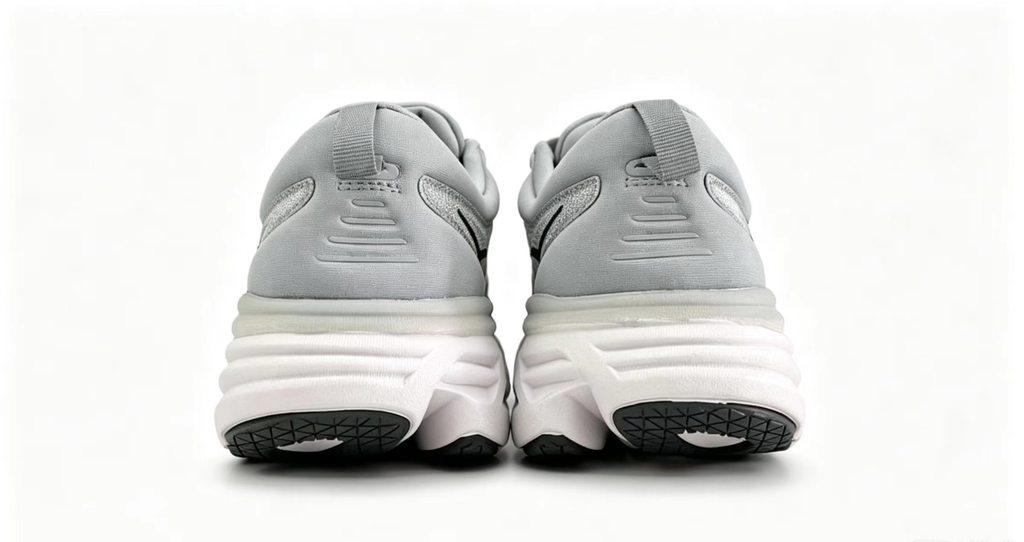 HOKA ONE ONE Bondi 8 “Classic Grey” Premium Cushioned Running Shoes