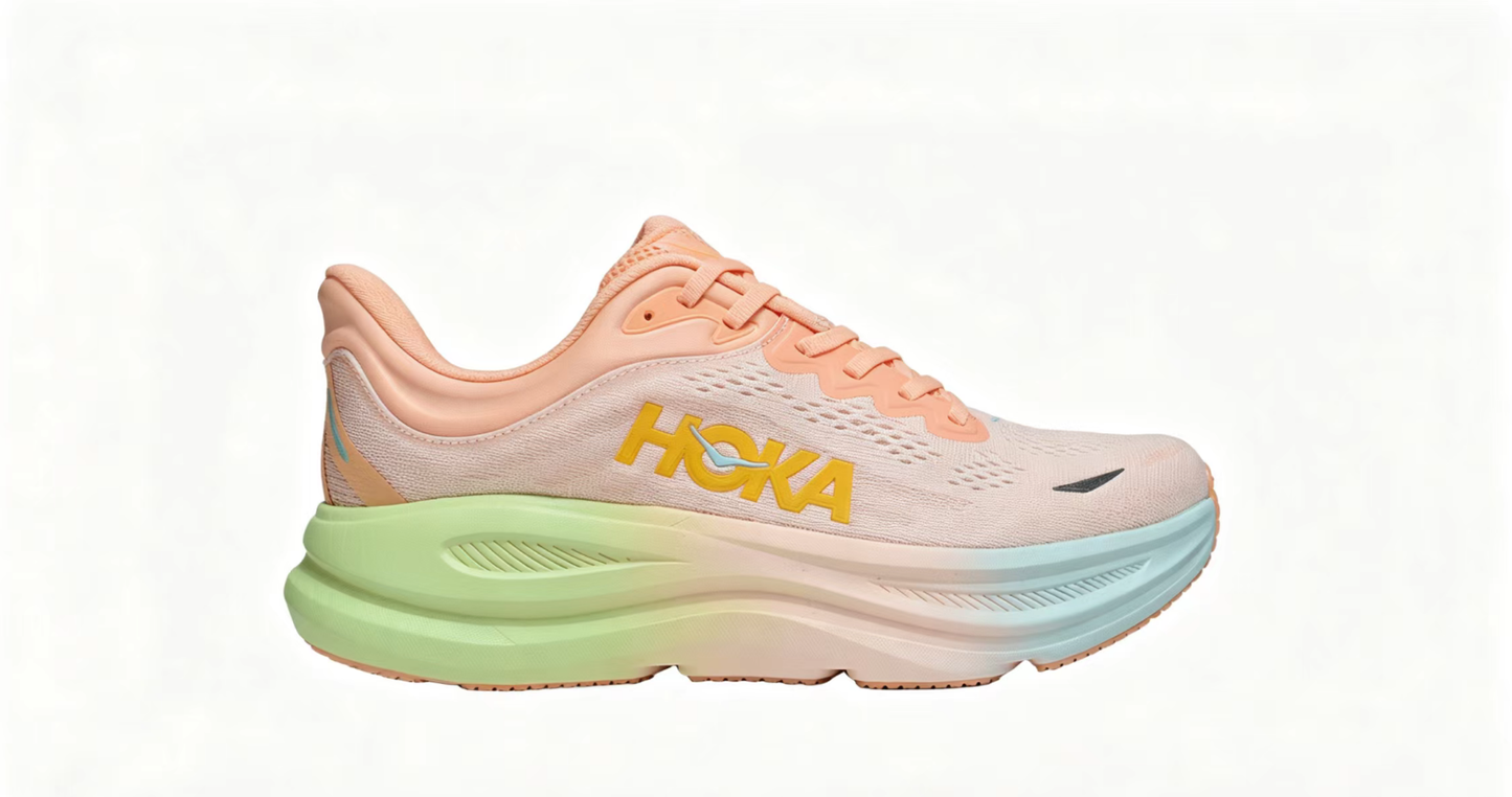 HOKA ONE ONE Bondi 9 – Ultimate Road Running Cushioning with Vibrant Design