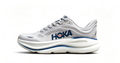 HOKA ONE ONE Bondi 9 – White Blue Cushioned Running Shoes