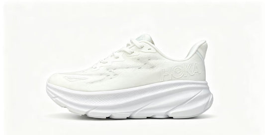 HOKA ONE ONE Clifton 9 – All White | Lightweight Cushion Running Shoes