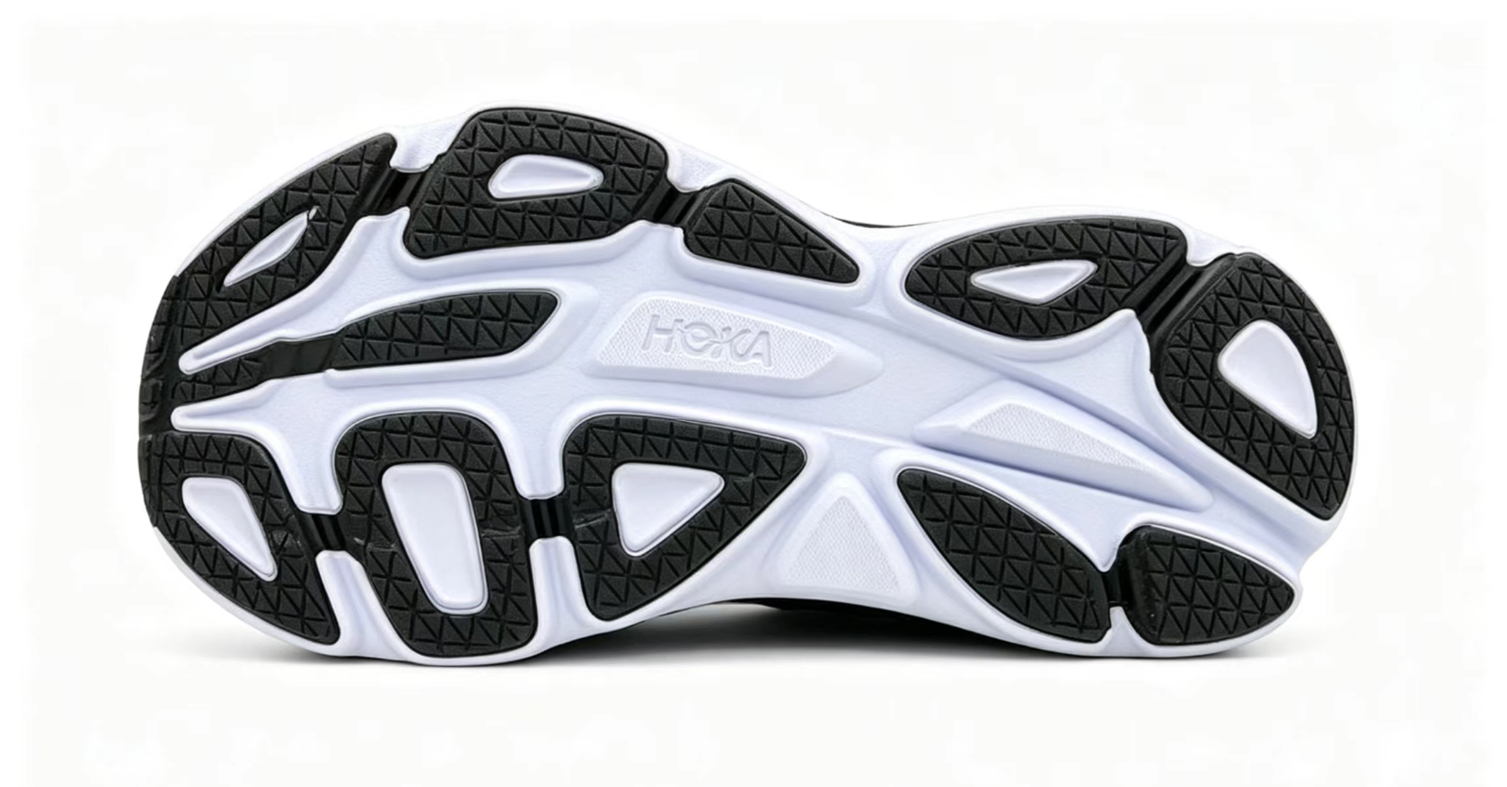 HOKA ONE ONE Bondi 8 Black White Max Cushion Running Shoes
