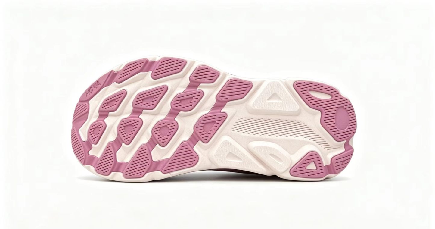 HOKA ONE ONE Clifton 9 – Light Pink & Soft Pink Running Shoes