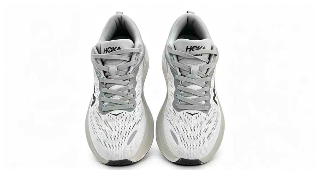 HOKA ONE ONE Bondi 8 “Classic Grey” Premium Cushioned Running Shoes