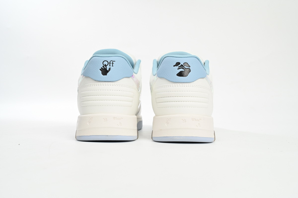 OFF-WHITE Out Of Blue White Blue Discoloration