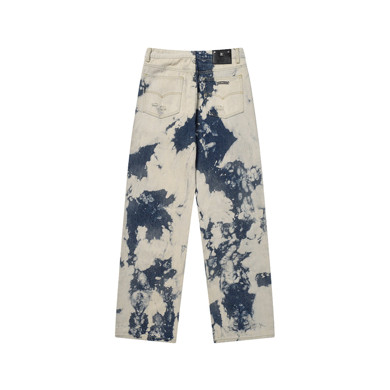 Chrome Hearts Distressed Denim Jeans | Stretch Tapered Fit