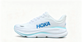 HOKA ONE ONE Bondi 9 – White Sky Blue Cushioned Running Shoes