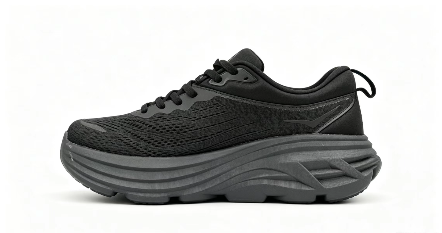 HOKA ONE ONE Bondi 8 “Triple Black” Max Cushion Running Shoes