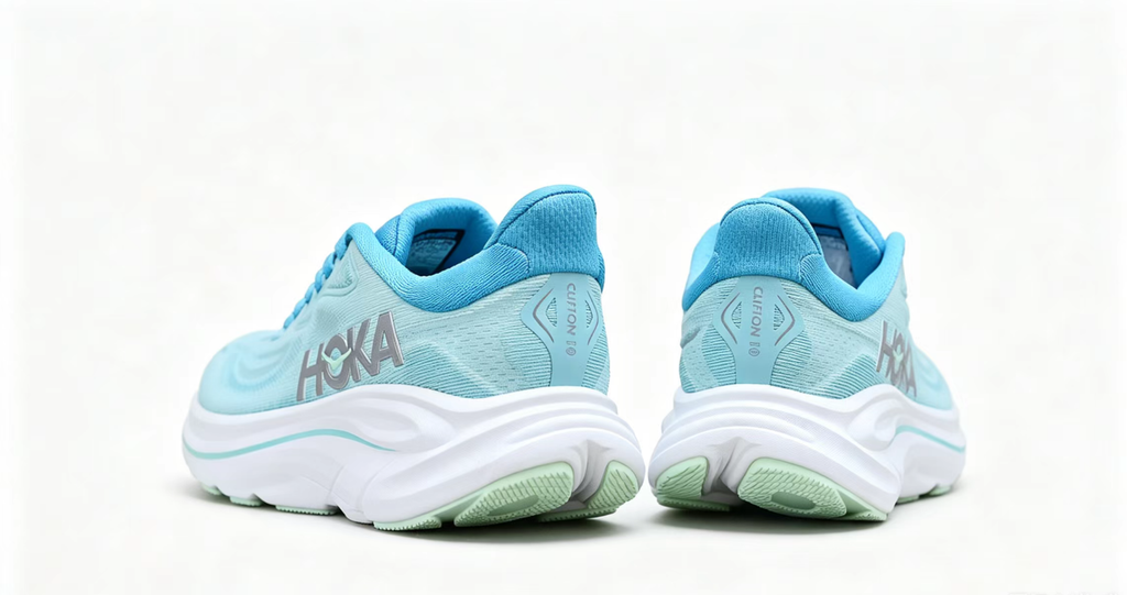 HOKA ONE ONE Clifton 10 – Lightweight Aqua Blue Runner