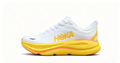 HOKA ONE ONE Bondi 9 White Yellow Orange Running Shoes