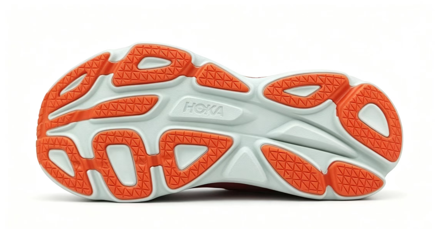 HOKA ONE ONE Bondi8 Running Shoes — Super Orange Gradient