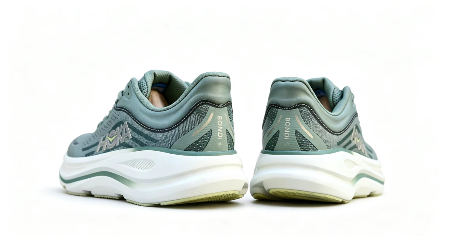 HOKA ONE ONE Bondi 9 – Ultra-Cushioned Road Running Shoes in Sage Green
