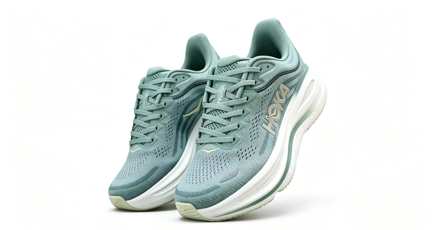 HOKA ONE ONE Bondi 9 – Ultra-Cushioned Road Running Shoes in Sage Green