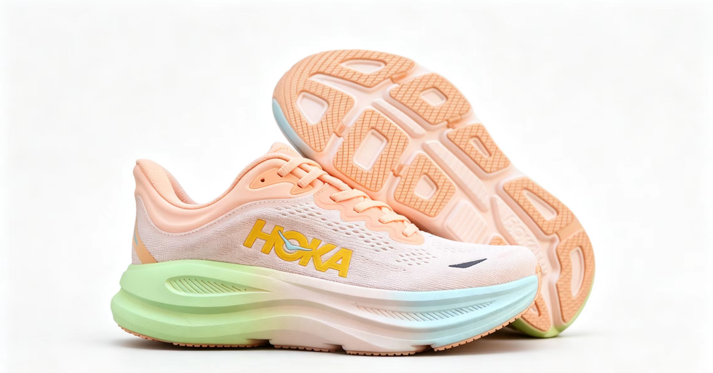 HOKA ONE ONE Bondi 9 – Ultimate Road Running Cushioning with Vibrant Design