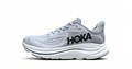 HOKA ONE ONE Clifton 10 – Grey/Black Ultra-Cushioned Running Shoes