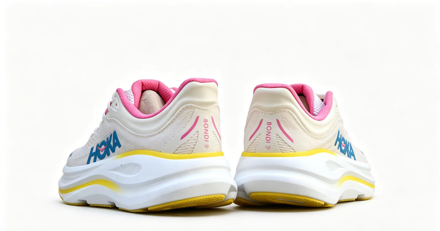 HOKA ONE ONE Bondi 9 – Multi-Color / Pink, Yellow, Blue Accents