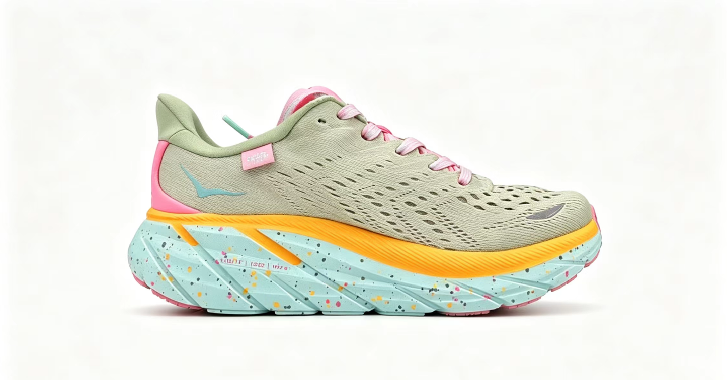 HOKA ONE ONE Clifton 8 – Pastel Splash Running Shoes