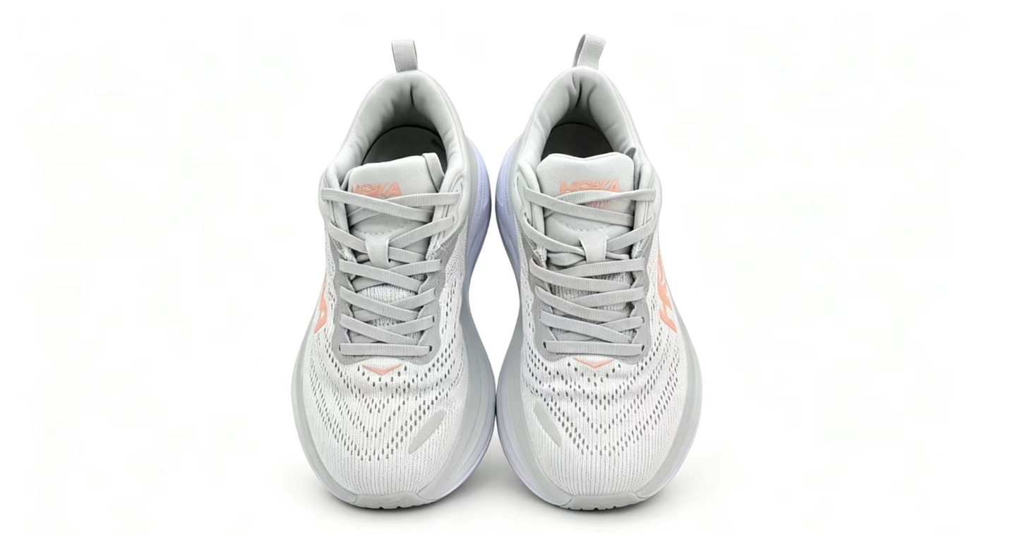 HOKA ONE ONE Bondi 8 “Glacier Grey” – Ultimate Cushioning Running Shoes