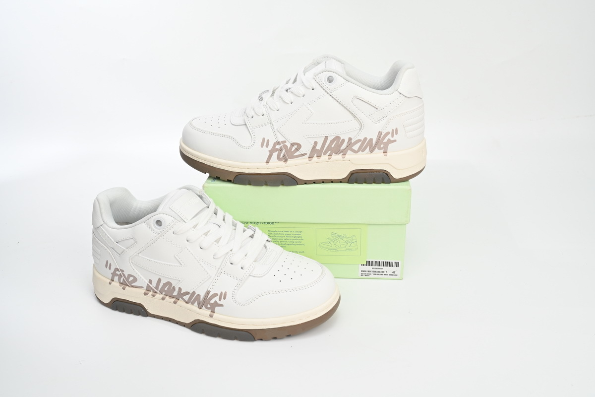 OFF-WHITE Out Of Office Beige Gray