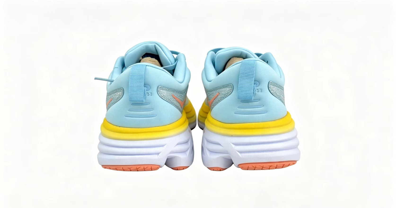 HOKA ONE ONE Bondi 8 — Blue-to-Yellow Gradient Colorway