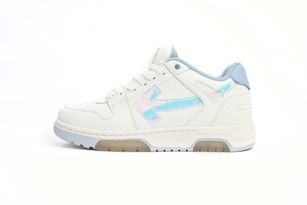 OFF-WHITE Out Of Blue White Blue Discoloration
