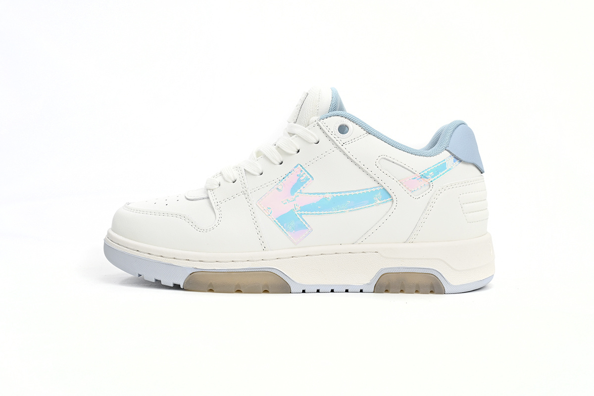 OFF-WHITE Out Of Blue White Blue Discoloration