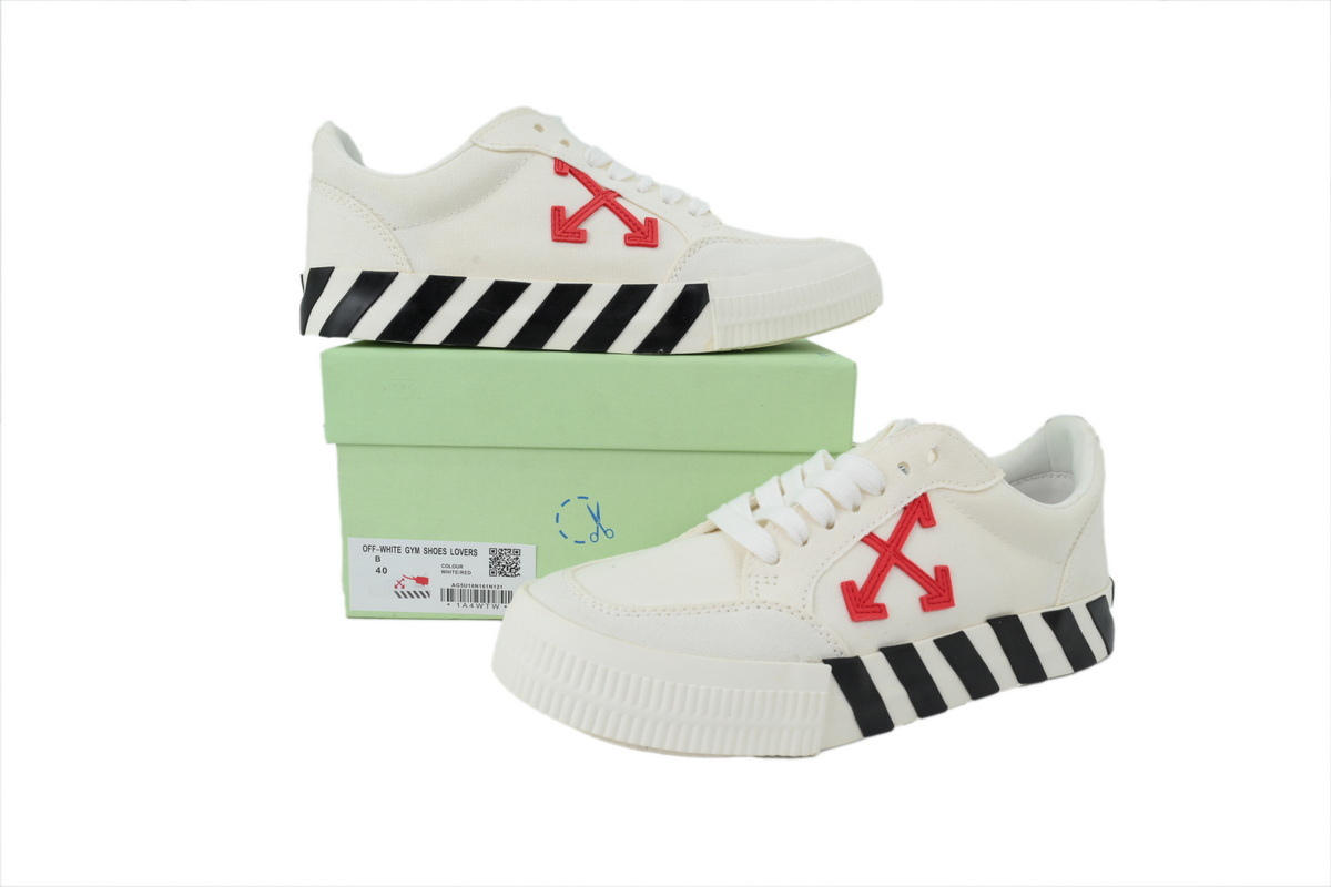 Off-White Vulc White Red