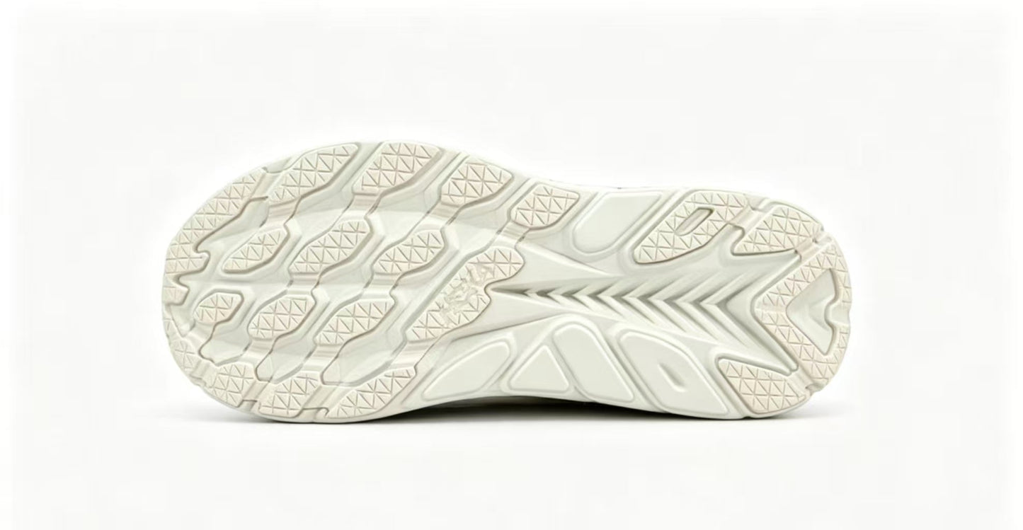 HOKA ONE ONE Clifton 8 – All White Running Shoes