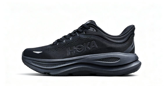 HOKA ONE ONE Bondi 9 – All Black / Premium Cushioned Running Shoes