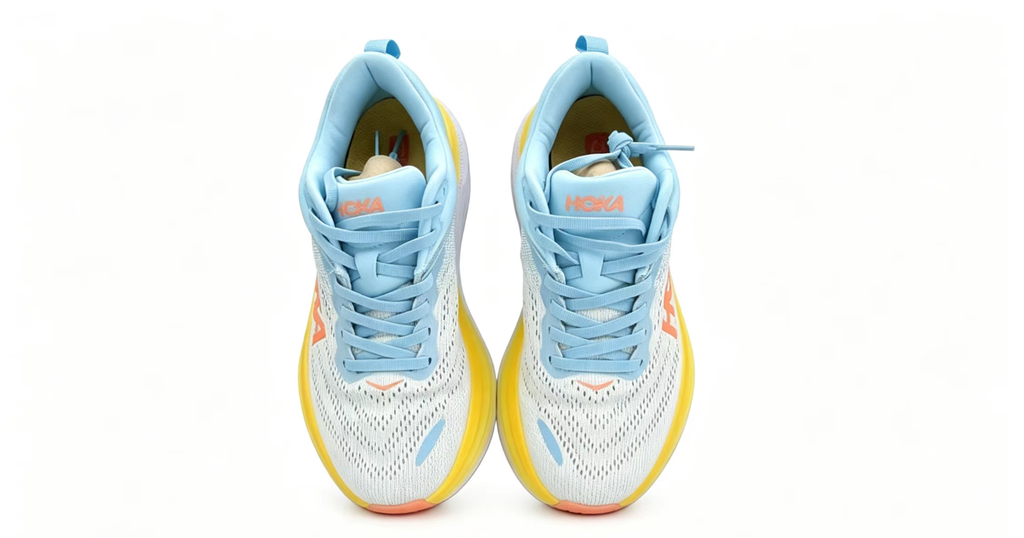 HOKA ONE ONE Bondi 8 — Blue-to-Yellow Gradient Colorway