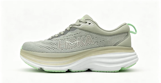 HOKA ONE ONE Bondi 8 “Sage Mist” Cushioned Running Shoes