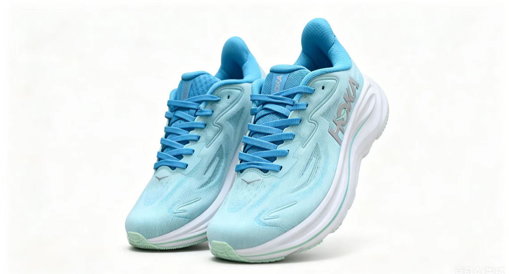 HOKA ONE ONE Clifton 10 – Lightweight Aqua Blue Runner