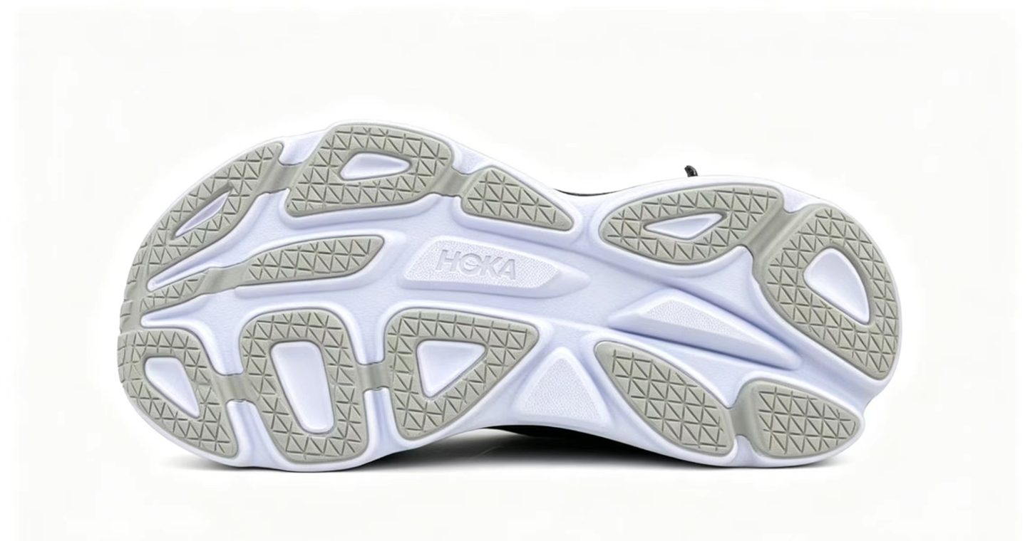 HOKA ONE ONE Bondi 8 “Glacier Grey” – Ultimate Cushioning Running Shoes