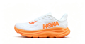 HOKA ONE ONE Clifton 10 – Energetic White & Orange Design