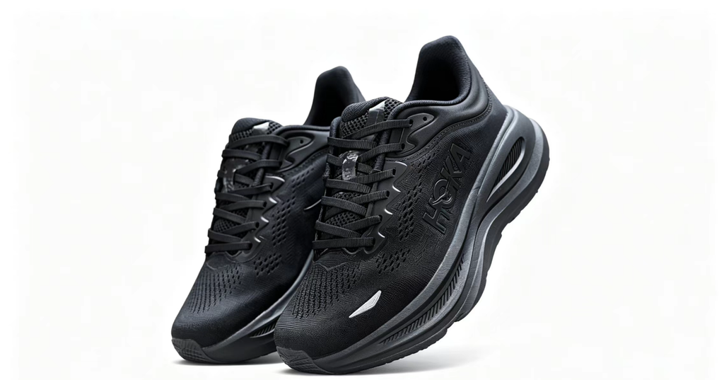 HOKA ONE ONE Bondi 9 – All Black / Premium Cushioned Running Shoes