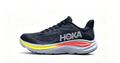 HOKA ONE ONE Clifton 10 – Black with Gradient Accent Running Shoes