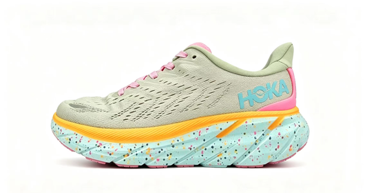 HOKA ONE ONE Clifton 8 – Pastel Splash Running Shoes