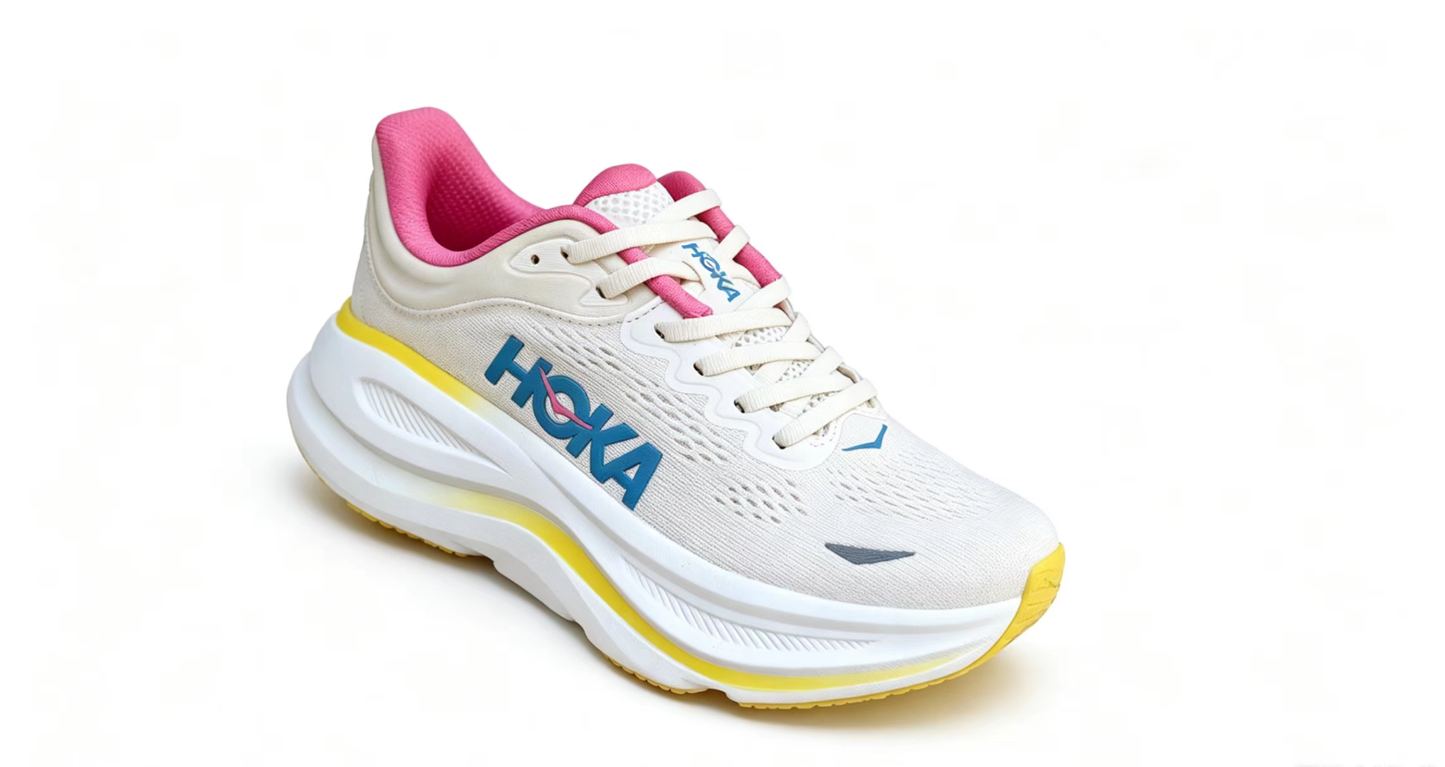 HOKA ONE ONE Bondi 9 – Multi-Color / Pink, Yellow, Blue Accents