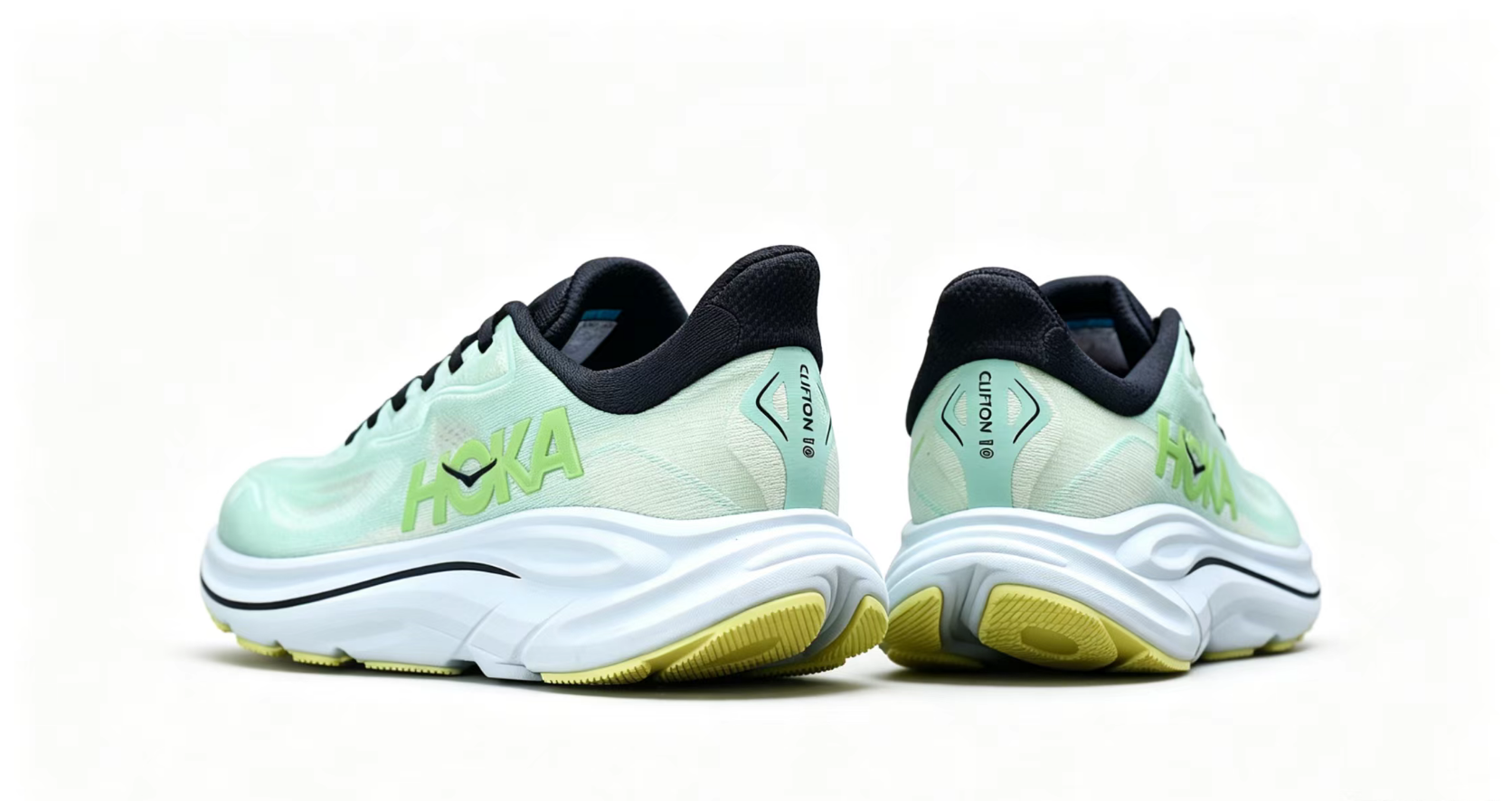 HOKA ONE ONE Clifton 10 – Mint Green Lightweight Runner