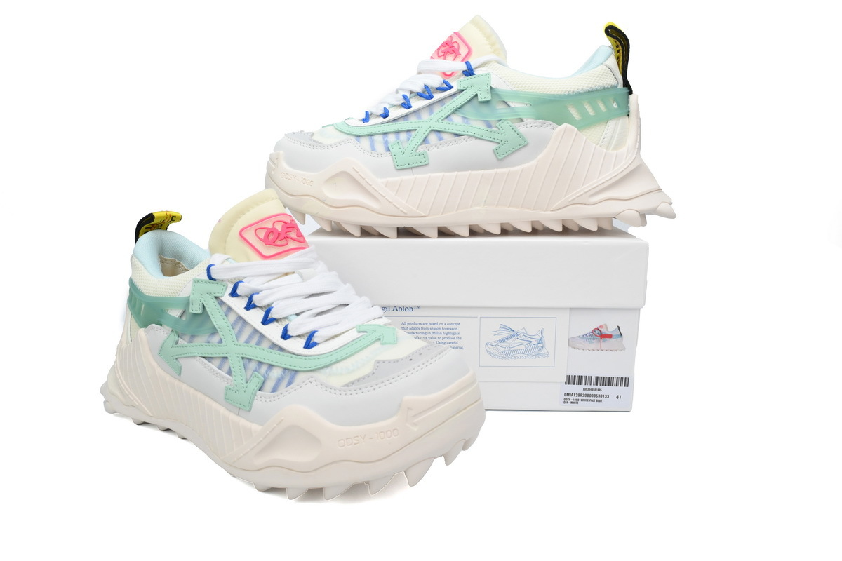 OFF-WHITE Out Of Light Green And White