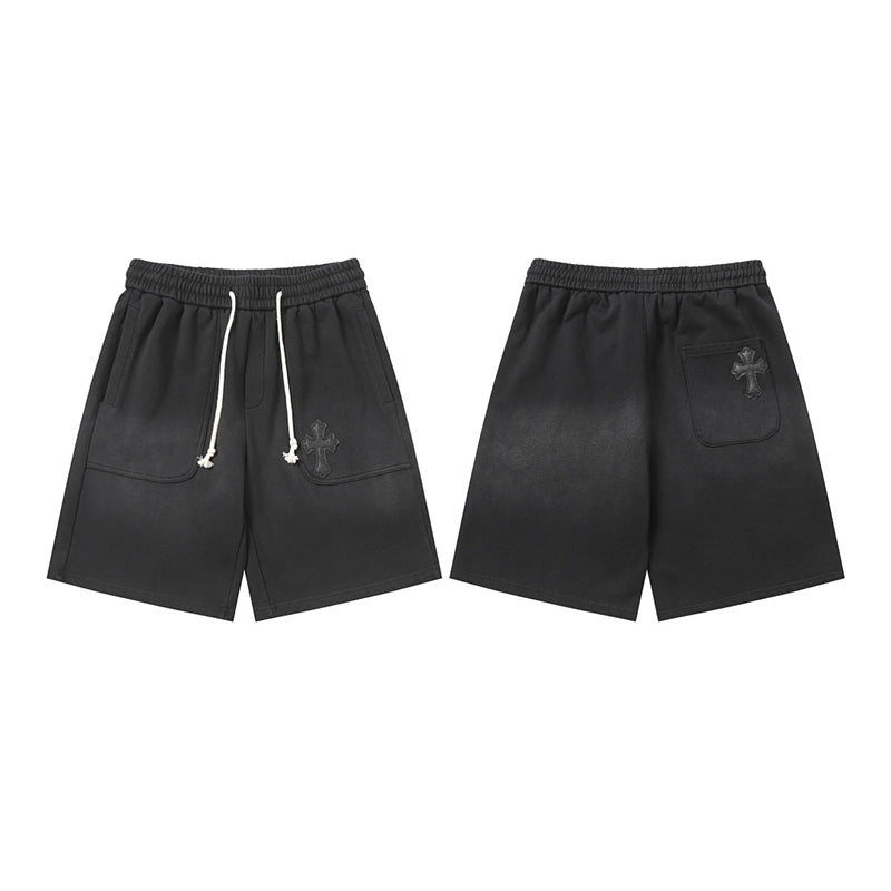 Chrome Hearts Distressed Cotton Shorts | Luxury Streetwear