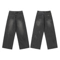 Chrome Hearts Distressed Denim Jeans | Stretch Tapered Fit