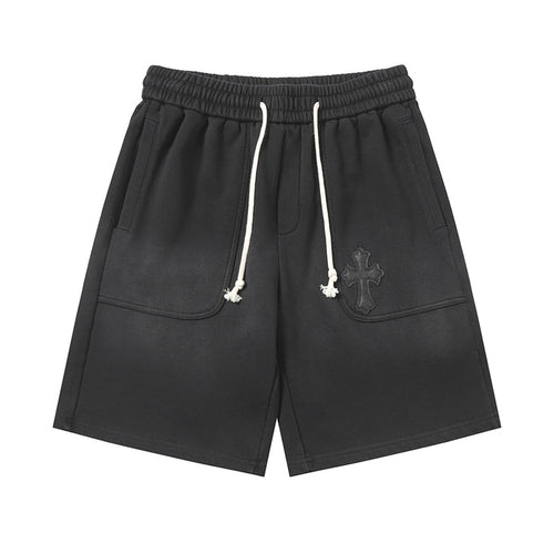 Chrome Hearts Distressed Cotton Shorts | Luxury Streetwear