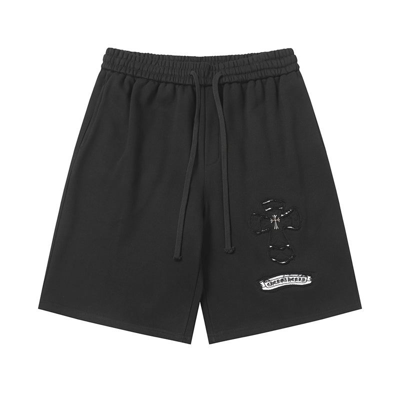 Chrome Hearts Distressed Cotton Shorts | Luxury Streetwear