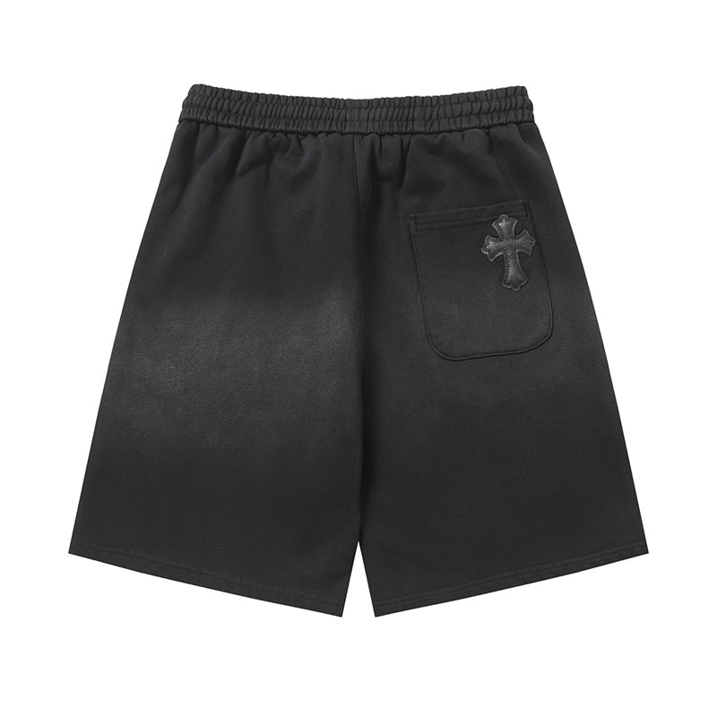 Chrome Hearts Distressed Cotton Shorts | Luxury Streetwear